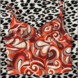 New Forever 21 Cami Corset Knit Top